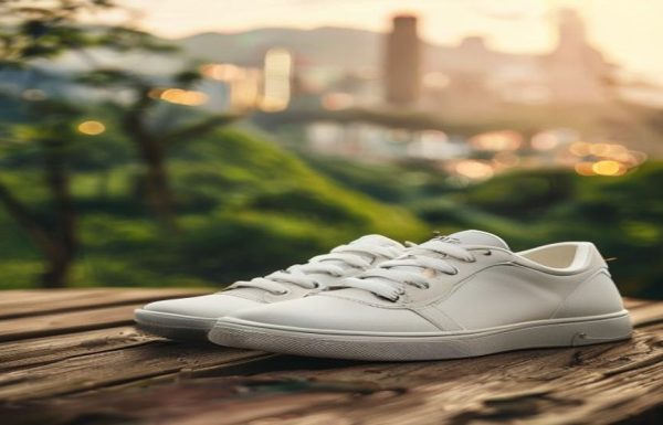 {"prompt":"A pair of clean white sneakers on a wooden surface with a blurred Hong Kong cityscape and green hiking trail in the background. Warm spring summer lighting with soft bokeh. Editorial magazine style product photography. No text no words no letters no logos no watermarks. Landscape composition professional commercial photography.","originalPrompt":"A pair of clean white sneakers on a wooden surface with a blurred Hong Kong cityscape and green hiking trail in the background. Warm spring summer lighting with soft bokeh. Editorial magazine style product photography. No text no words no letters no logos no watermarks. Landscape composition professional commercial photography.","width":512,"height":480,"seed":51,"model":"sana","enhance":false,"nologo":true,"negative_prompt":"undefined","nofeed":false,"safe":false,"quality":"medium","image":[],"transparent":false,"has_nsfw_concept":false,"concept":[],"trackingData":{"actualModel":"sana","usage":{"completionImageTokens":1,"totalTokenCount":1}}}